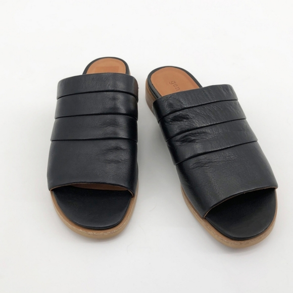 Gentle Souls Gayle leather slide sandal slip-on - Picture 3 of 7